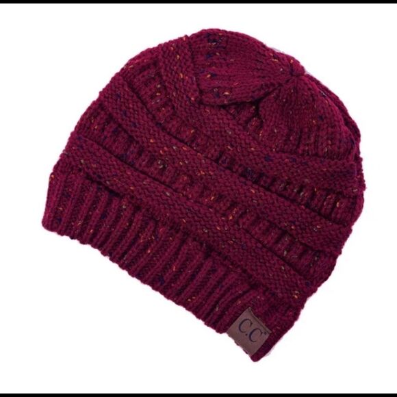 CC  Messy bun ! Ponytail Beanie Hat Cutest - Picture 9 of 16